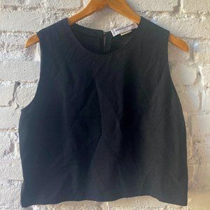 Sonia Rykiel Paris Vintage Crop Top Sleeveless Size 44--Very Good Condition